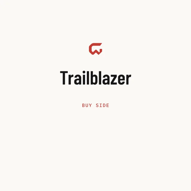 Buy side: Trailblazer