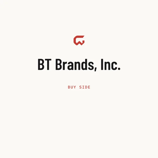 Buy side: BT Brands, Inc.