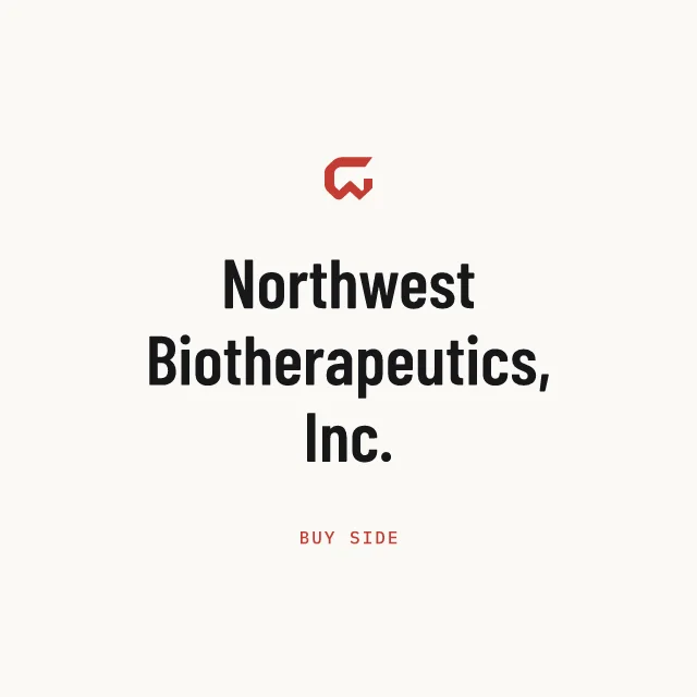 Buy side: Northwest Biotherapeutics, Inc.