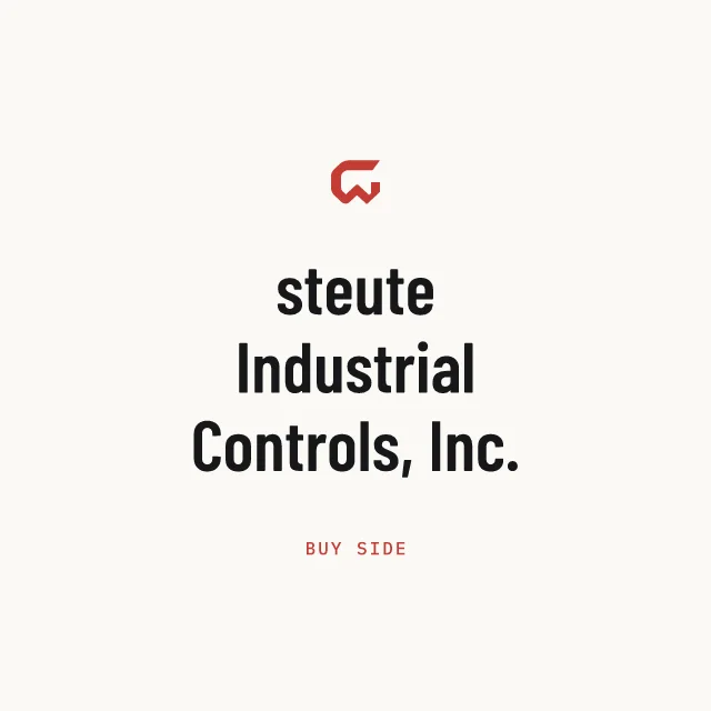 Buy side: steute Industrial Controls, Inc.