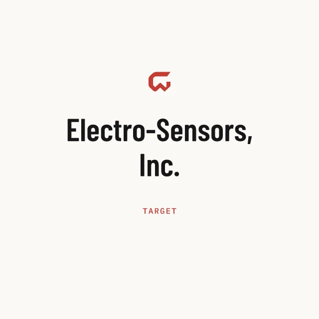 Target: Electro-Sensors, Inc.