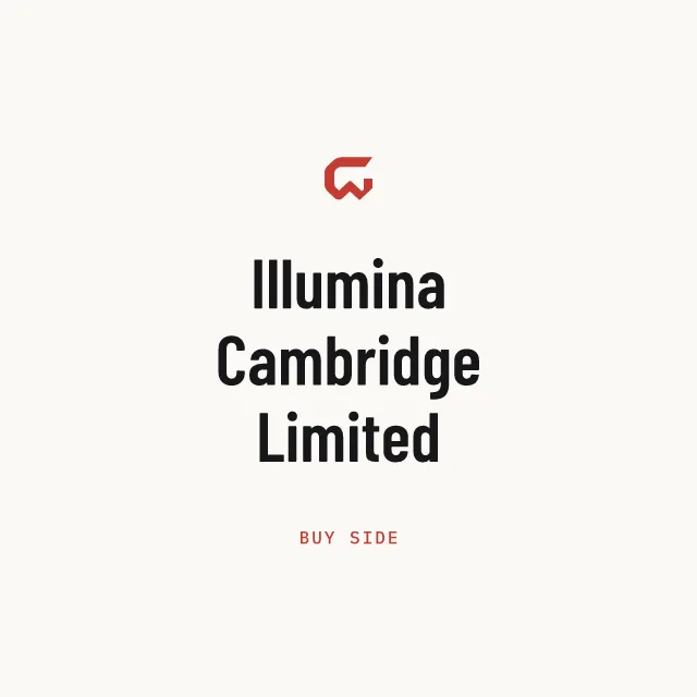 Buy side: Illumina Cambridge Limited
