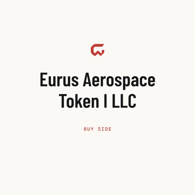 Buy side: Eurus Aerospace Token I LLC