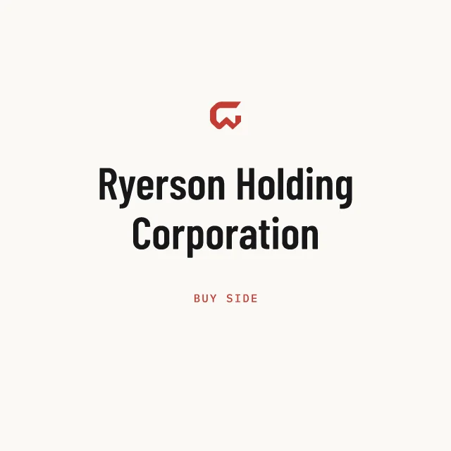 Buy side: Ryerson Holding Corporation