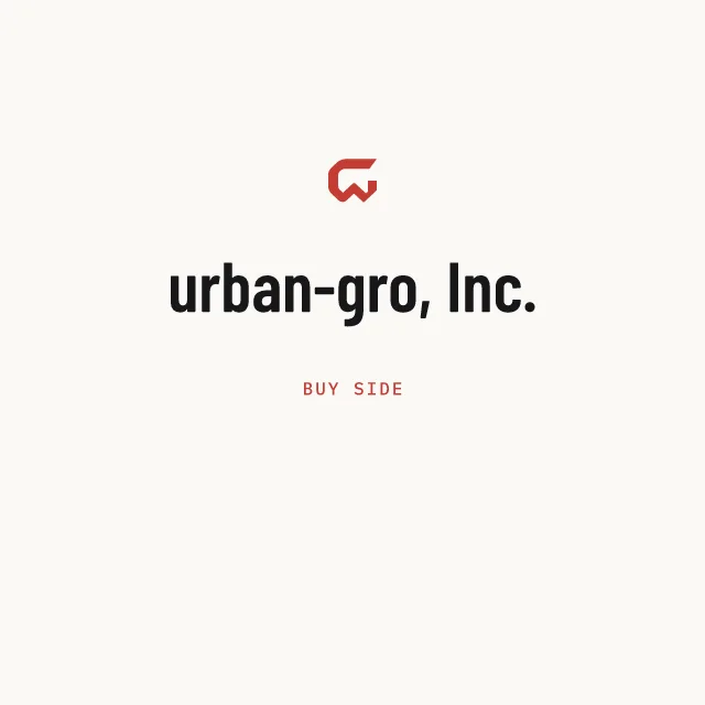 Buy side: urban-gro, Inc.