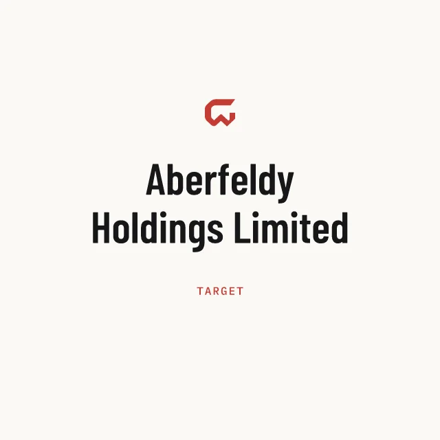 Target: Aberfeldy Holdings Limited