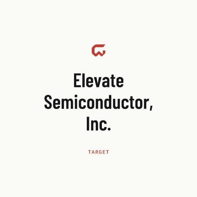 Target: Elevate Semiconductor, Inc.