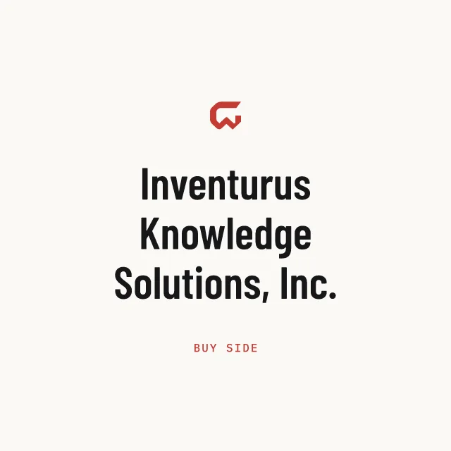 Buy side: Inventurus Knowledge Solutions, Inc.
