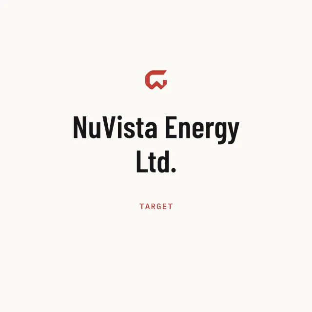 Target: NuVista Energy Ltd.