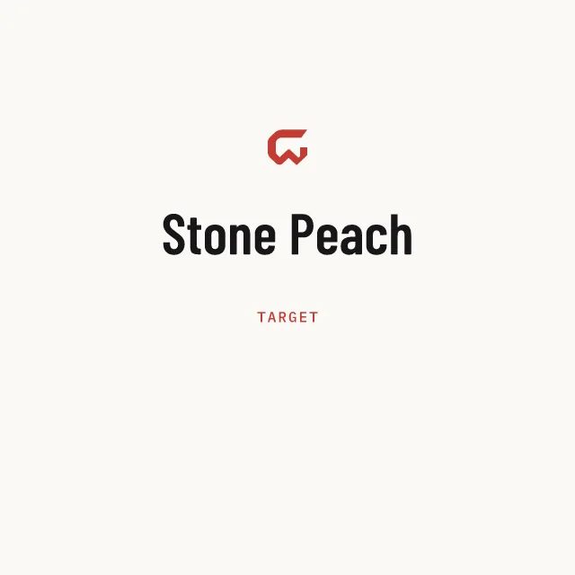 Target: Stone Peach