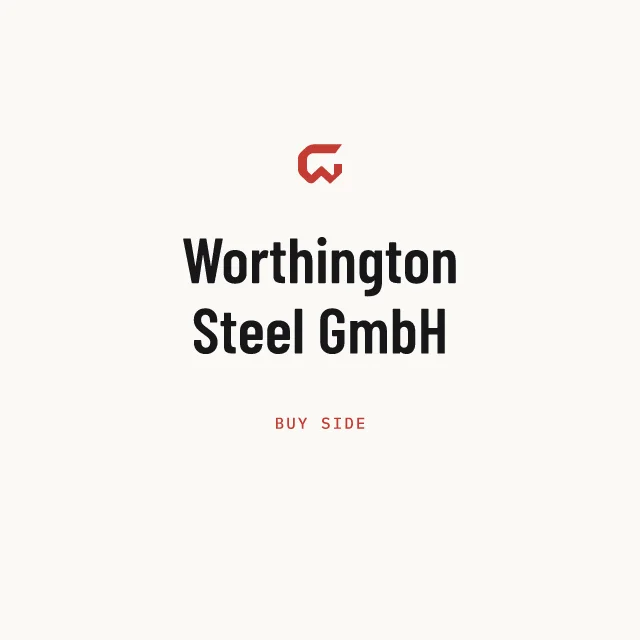 Buy side: Worthington Steel GmbH