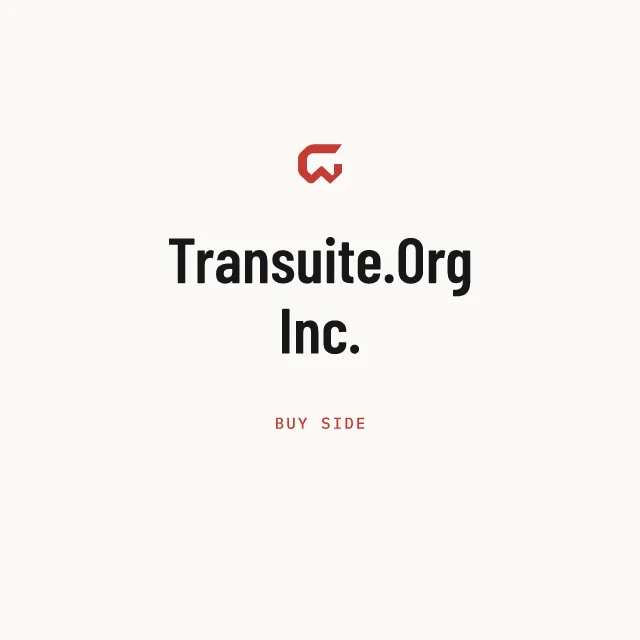 Buy side: Transuite.Org Inc.