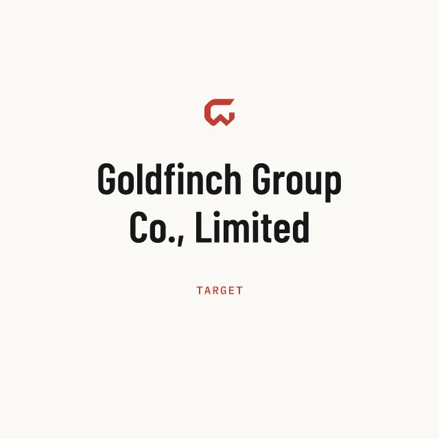 Target: Goldfinch Group Co., Limited