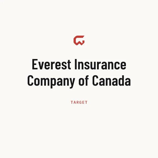 Target: Everest Insurance Company of Canada