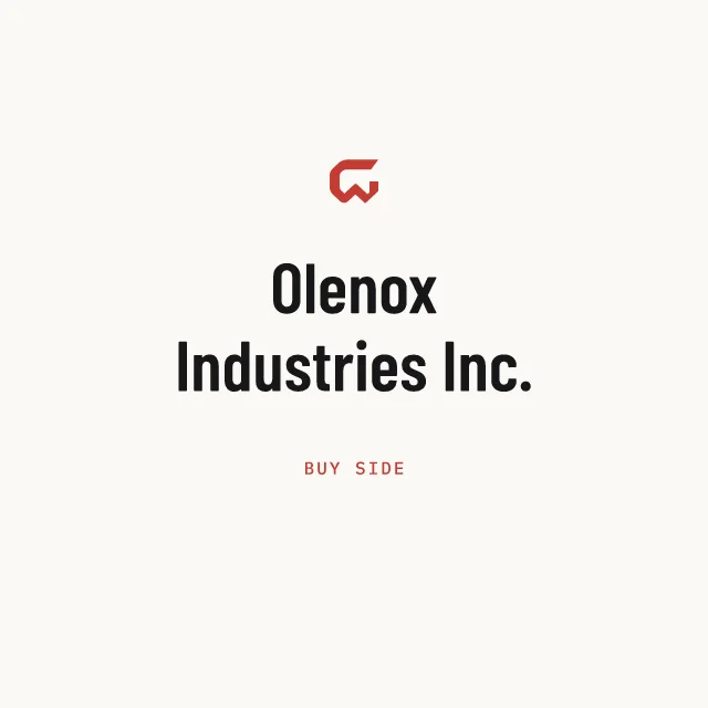 Buy side: Olenox Industries Inc.