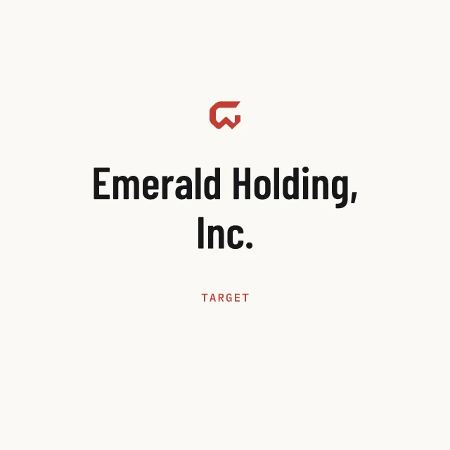 Target: Emerald Holding, Inc.