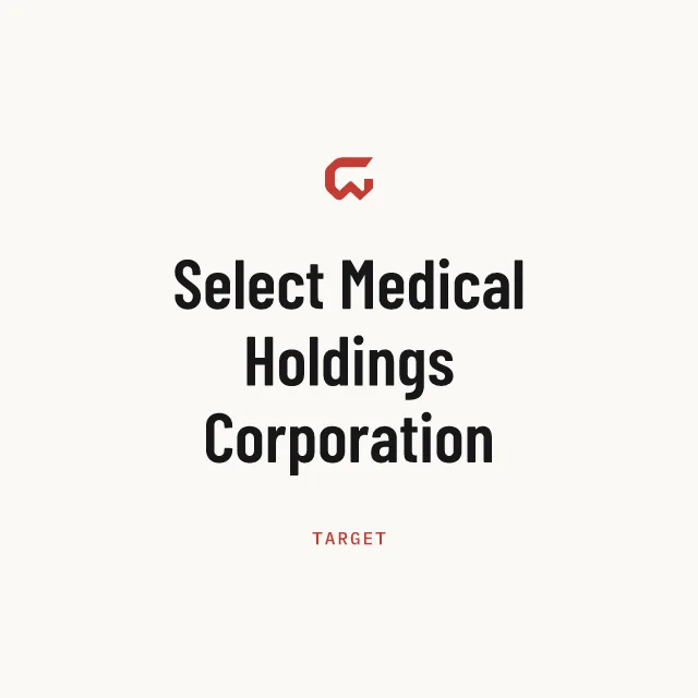 Target: Select Medical Holdings Corporation
