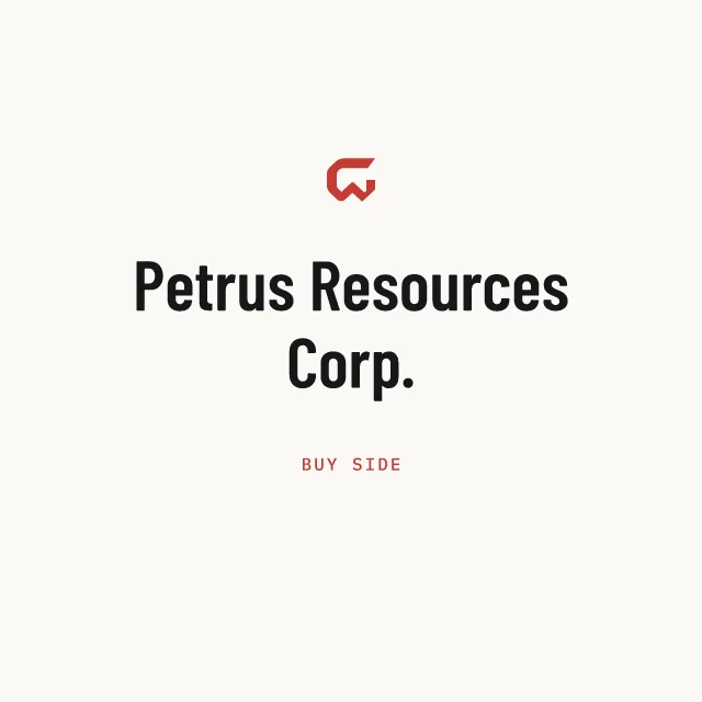Buy side: Petrus Resources Corp.