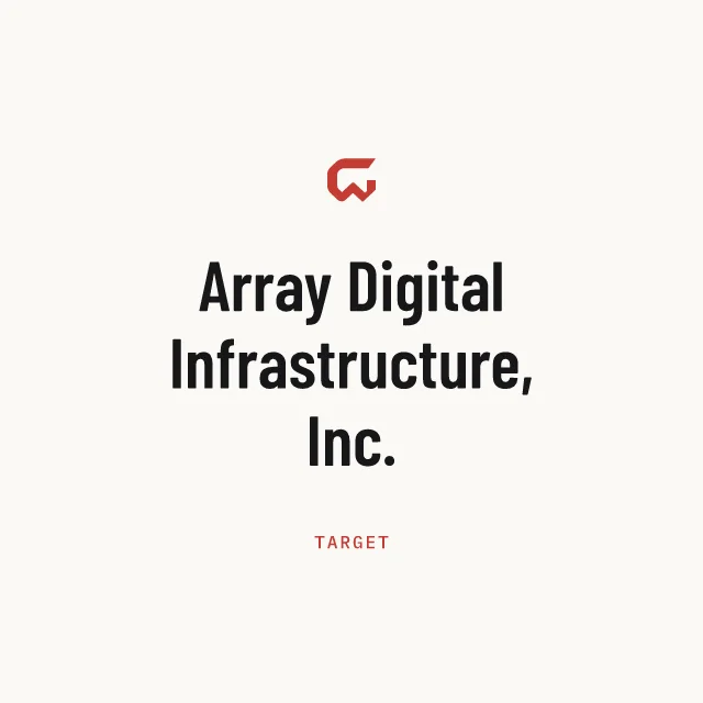 Target: Array Digital Infrastructure, Inc.