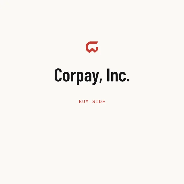 Buy side: Corpay, Inc.