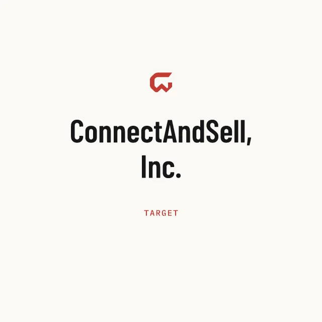 Target: ConnectAndSell, Inc.