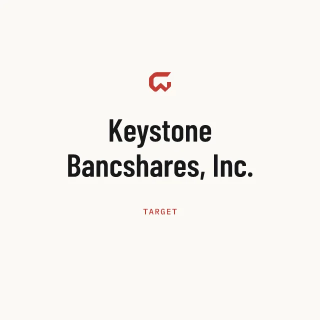 Target: Keystone Bancshares, Inc.