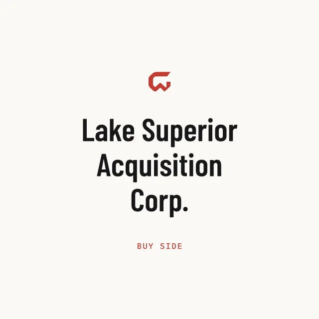 Buy side: Lake Superior Acquisition Corp.