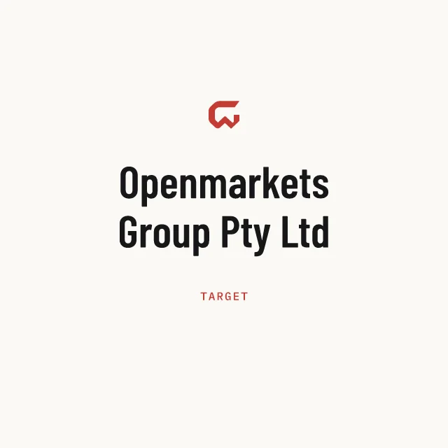 Target: Openmarkets Group Pty Ltd