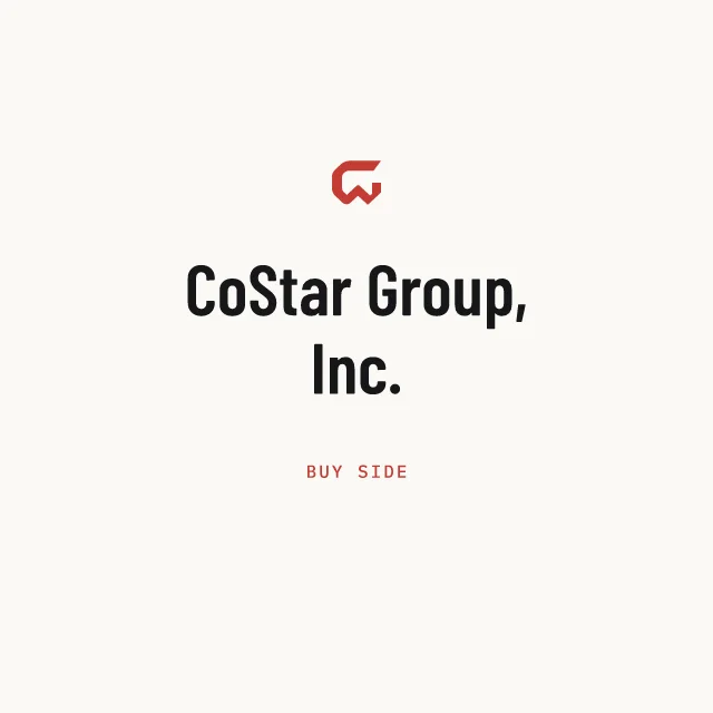 Buy side: CoStar Group, Inc.