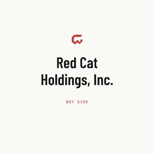 Buy side: Red Cat Holdings, Inc.