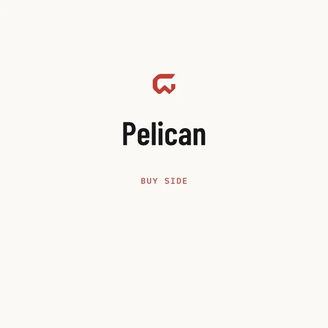Buy side: Pelican