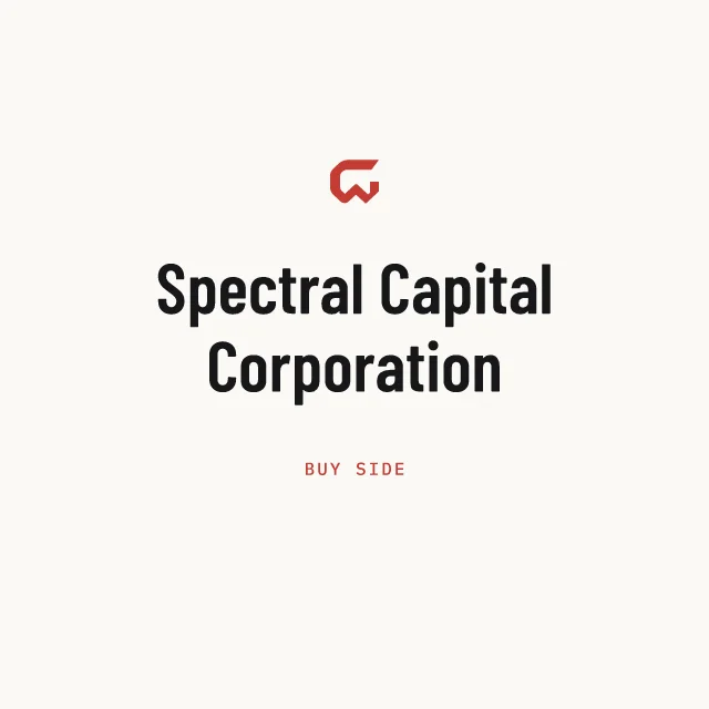 Buy side: Spectral Capital Corporation