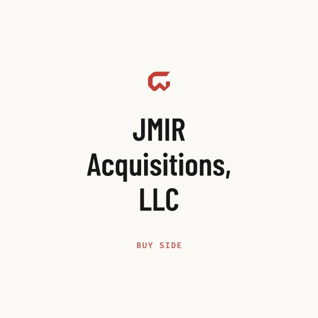 Buy side: JMIR Acquisitions, LLC