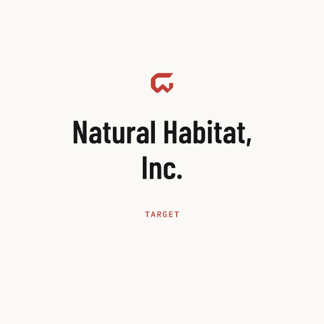 Target: Natural Habitat, Inc.