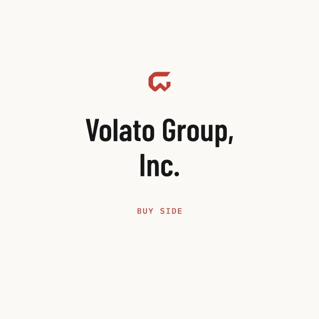 Buy side: Volato Group, Inc.