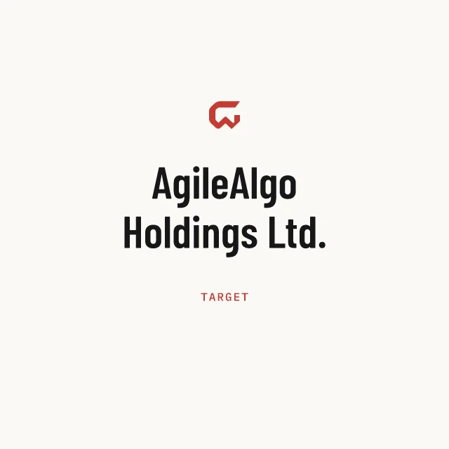 Target: AgileAlgo Holdings Ltd.