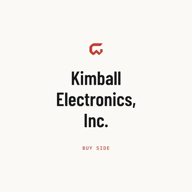 Buy side: Kimball Electronics, Inc.