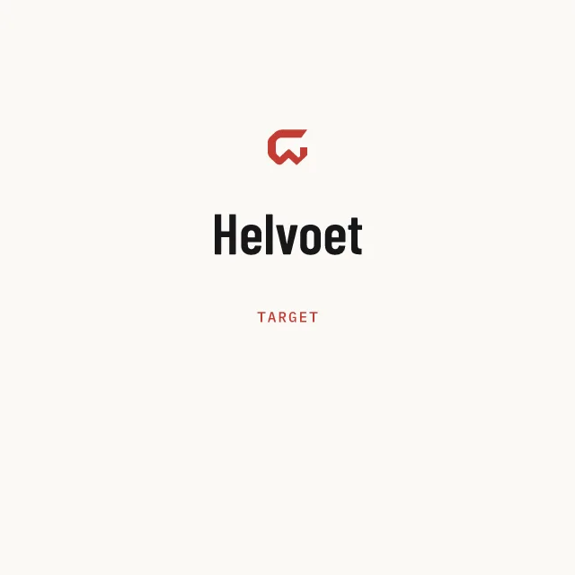 Target: Helvoet