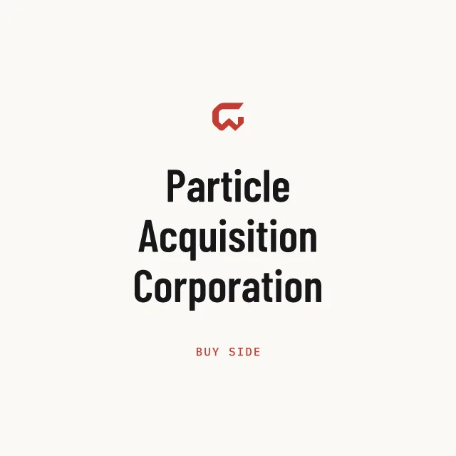 Buy side: Particle Acquisition Corporation