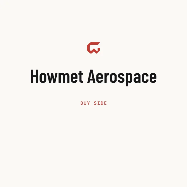 Buy side: Howmet Aerospace