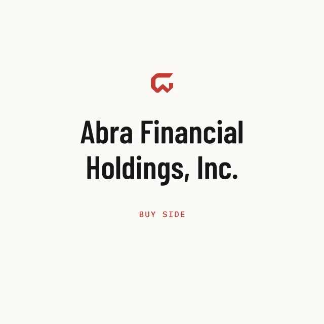 Buy side: Abra Financial Holdings, Inc.