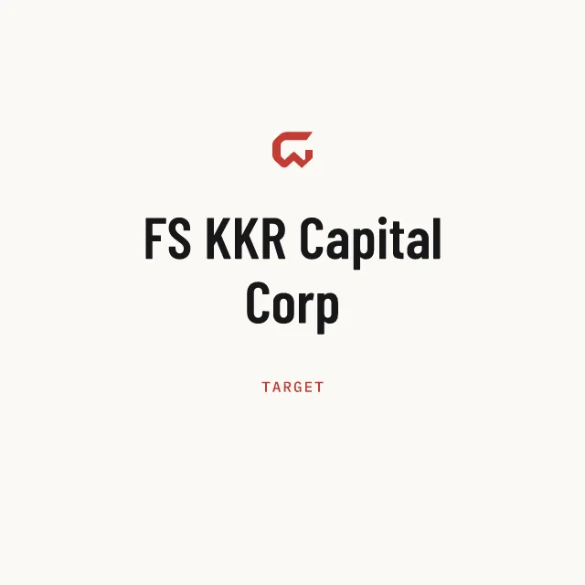 Target: FS KKR Capital Corp