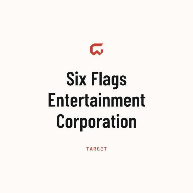 Target: Six Flags Entertainment Corporation