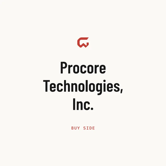 Buy side: Procore Technologies, Inc.