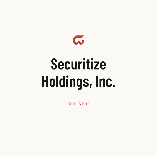 Buy side: Securitize Holdings, Inc.