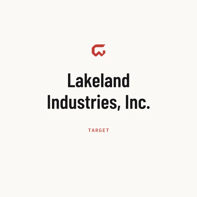 Target: Lakeland Industries, Inc.