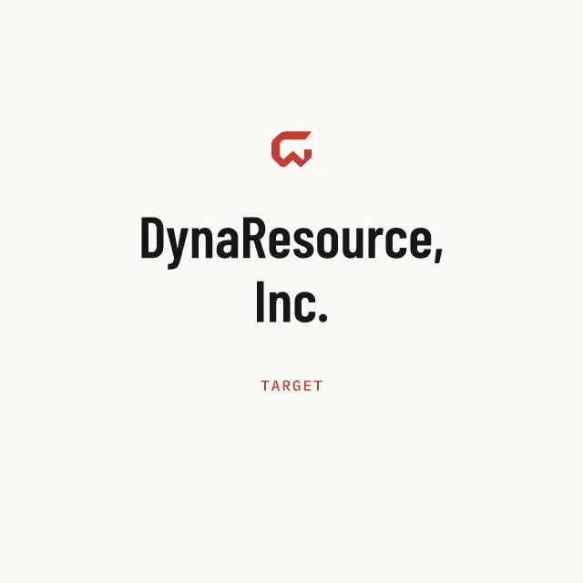 Target: DynaResource, Inc.