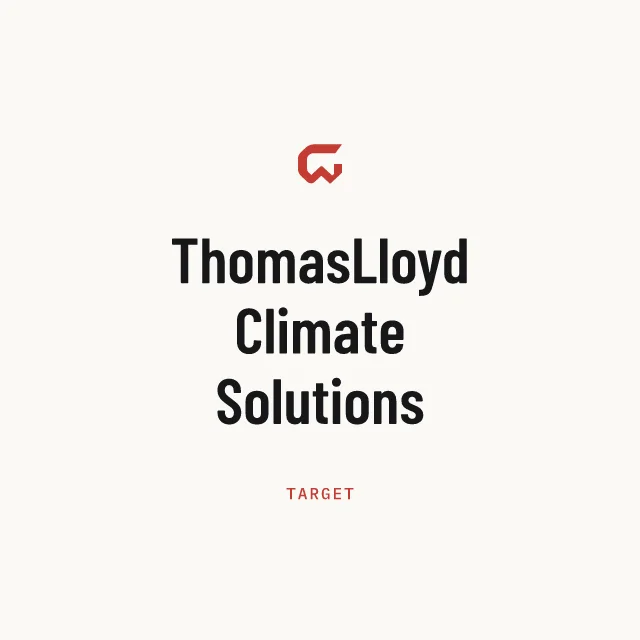 Target: ThomasLloyd Climate Solutions
