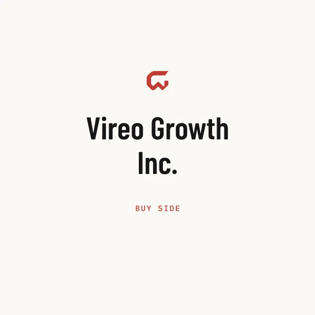 Buy side: Vireo Growth Inc.