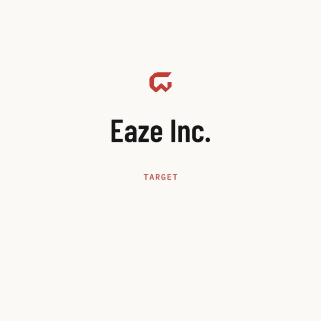 Target: Eaze Inc.